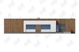 X9 - Projekt domu parterowego o powierzchni do 220 m², z płaskim dachem, sauną i 3 sypialniami. / 7