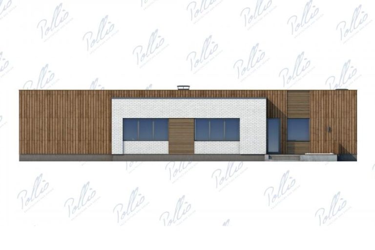 X9 - Projekt domu parterowego o powierzchni do 220 m², z płaskim dachem, sauną i 3 sypialniami. / 7