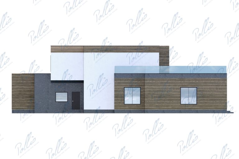 X44 - Projekt dużego domu z antresolą, tarasem na piętrze i garażem dwustanowiskowym / 5