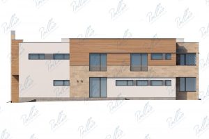 X23 - Projekt dużego piętrowego domu z piwnicą, gabinetem, 6 sypialniami i antresolą / 6