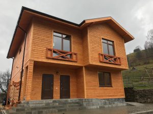 X24 - Projekt domu piętrowego 150 m2 z betonu komórkowego z 5 sypialniami i dużym tarasem / 3