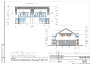 Xb4a - Nowoczesny projekt bliźniaka dla dwóch rodzin z garażami i 3 sypialniami w każdym segmencie / 6