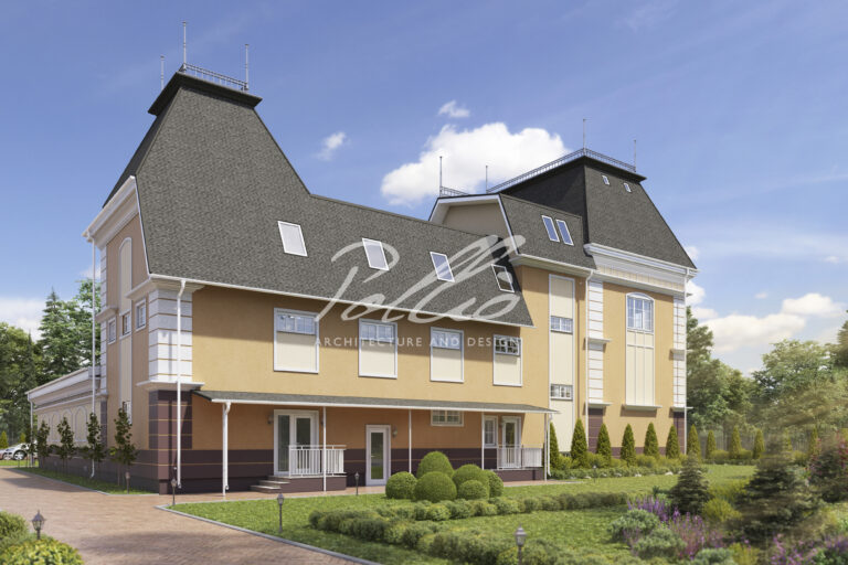 Xb7 - Projekt nowoczesnego hotelu i pensjonatu z restauracją, salą bankietową i windą / 6