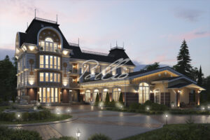 Xb7 - Projekt nowoczesnego hotelu i pensjonatu z restauracją, salą bankietową i windą / 8