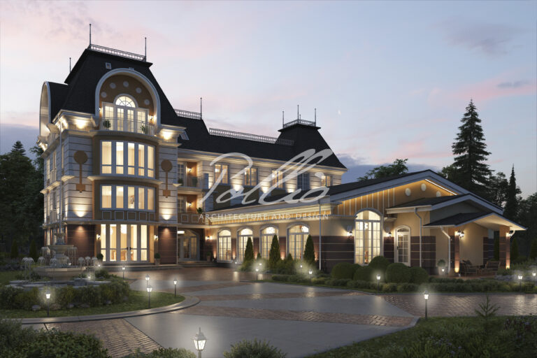 Xb7 - Projekt nowoczesnego hotelu i pensjonatu z restauracją, salą bankietową i windą / 8